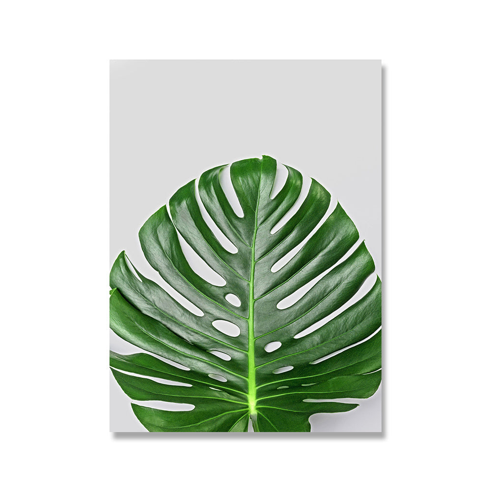 Stylish Green Plant Canvas Paintings - Ideal for Modern Living Room Decor