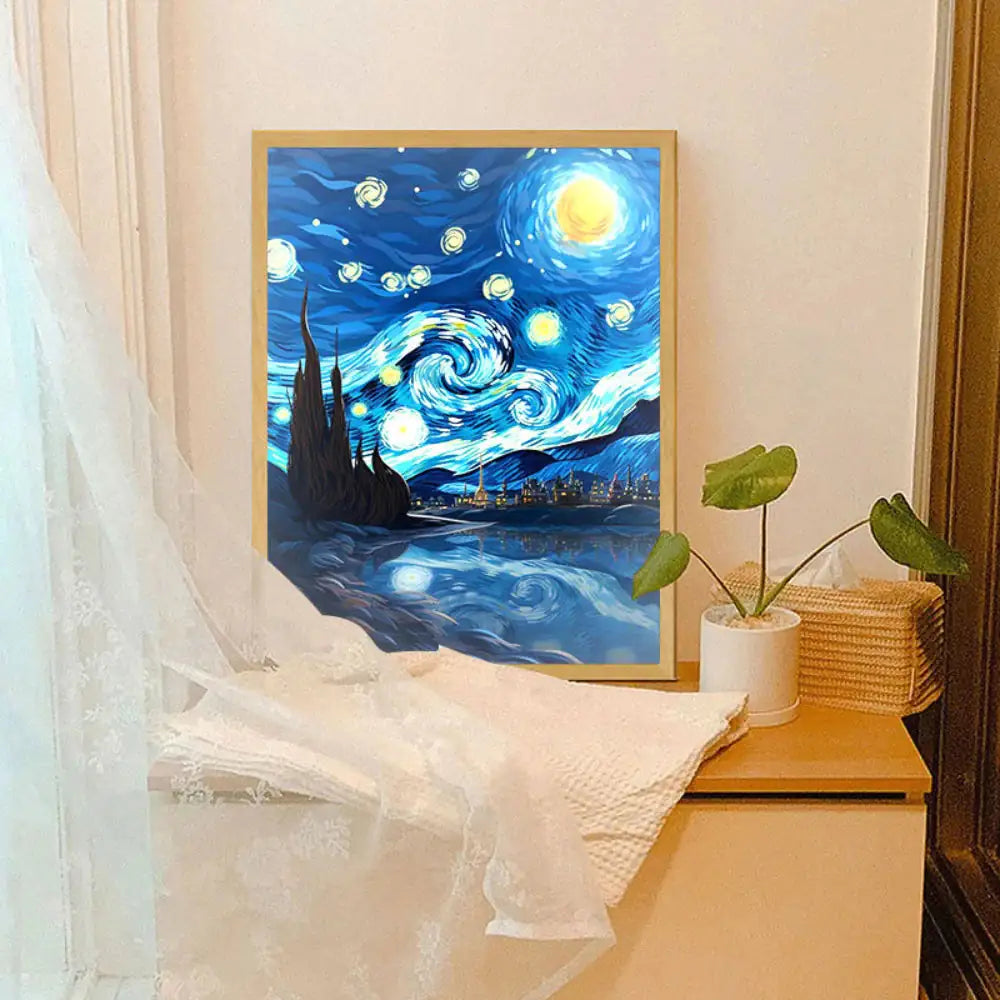 Transform Your Home Decor with Van Gogh Art Anime LED Light Painting