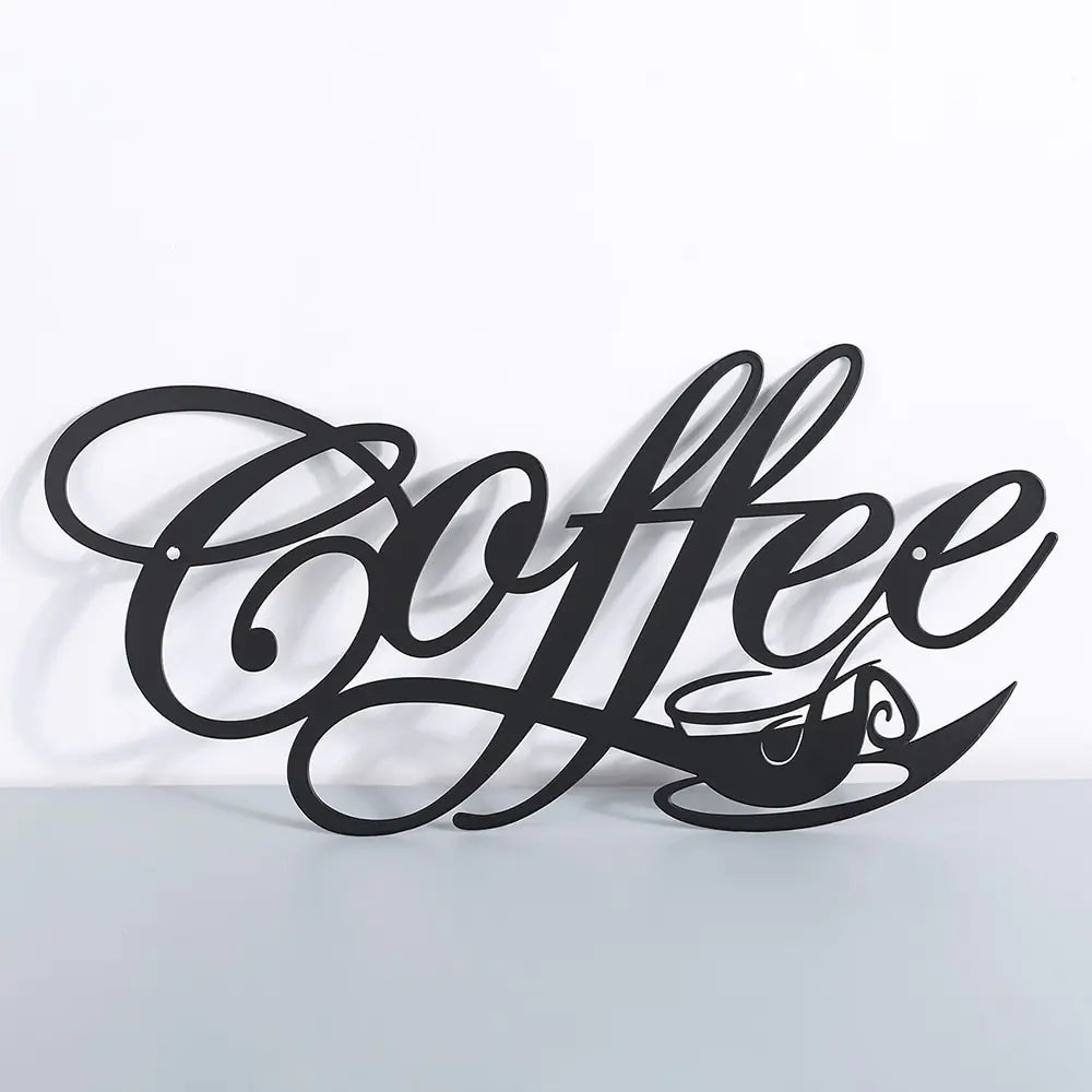 Charming Coffee Wall Sign: Perfect Home Decor for Coffee Lovers