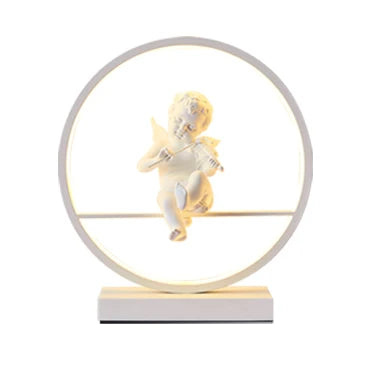 Romantic Angel Doll LED Table Lamp β Modern Home Accessories for Cozy Living Spaces