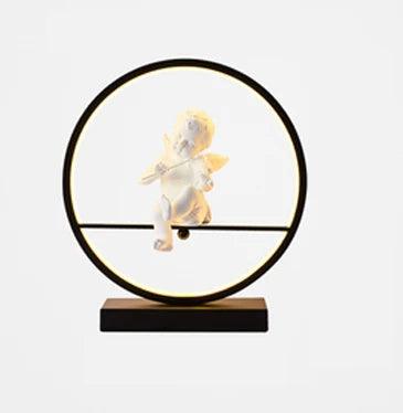Romantic Angel Doll LED Table Lamp β Modern Home Accessories for Cozy Living Spaces