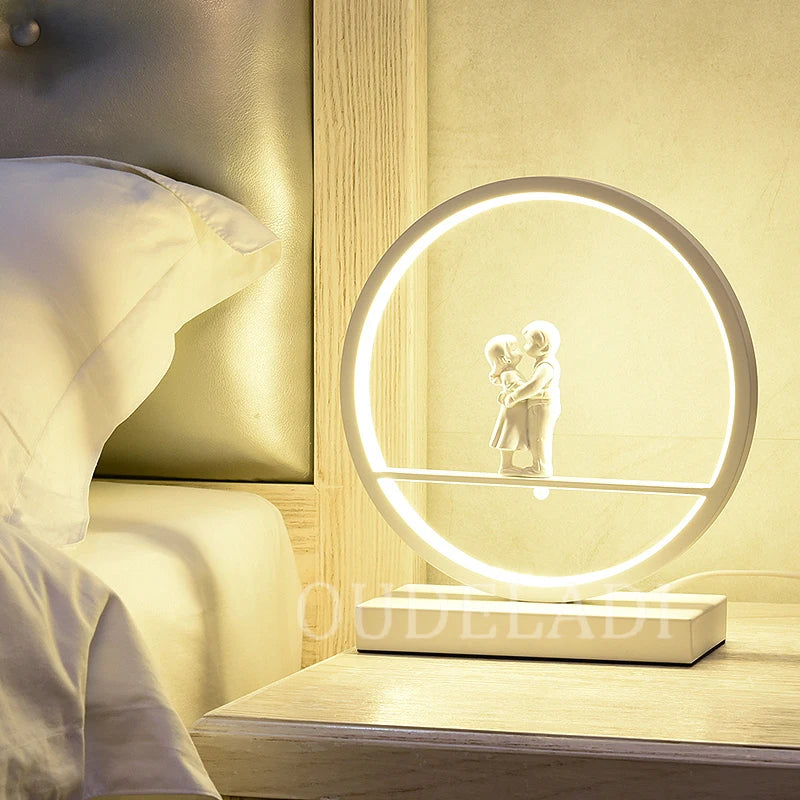 Romantic Angel Doll LED Table Lamp β Modern Home Accessories for Cozy Living Spaces
