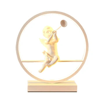 Romantic Angel Doll LED Table Lamp β Modern Home Accessories for Cozy Living Spaces