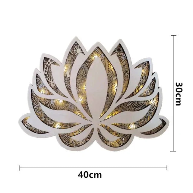 Elevate Your Yoga Sanctuary with Exquisite Decorative Art Ornaments | Lotus Flower Mandala