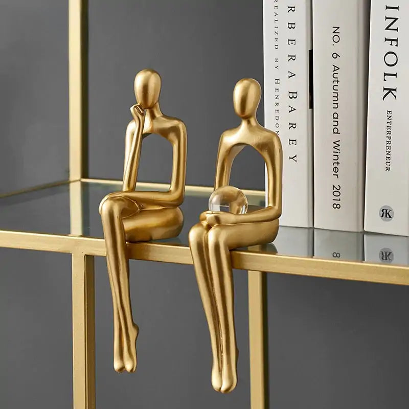 Enhance Your Space with Elegant Abstract Nordic Statues - Minimalist Home Decor