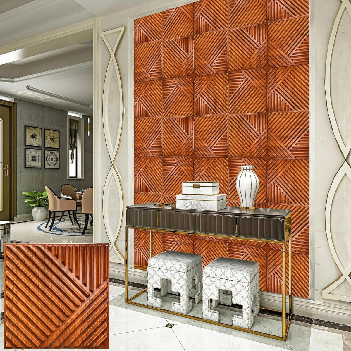 Transform Your Space with 3D PVC Wall Panels: Modern Home Decor Solution