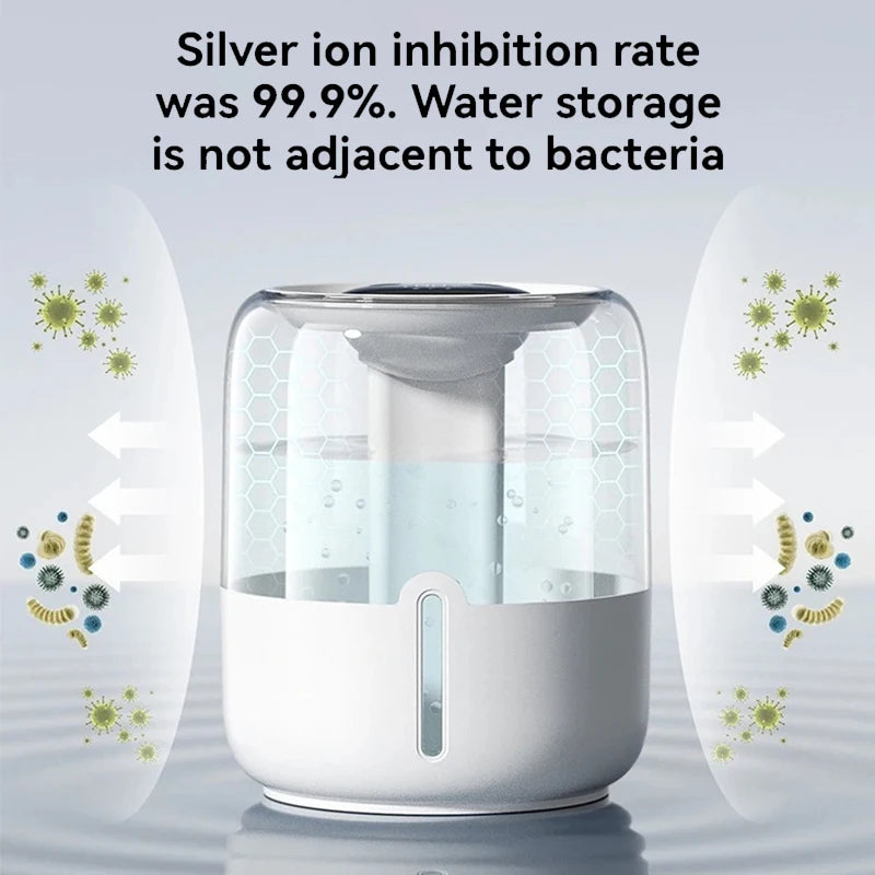 Xiaomi 6.8L Humidifier | Quiet USB Double Spray for Bedroom & Home Accessories - Perfect for Interior Design Accents