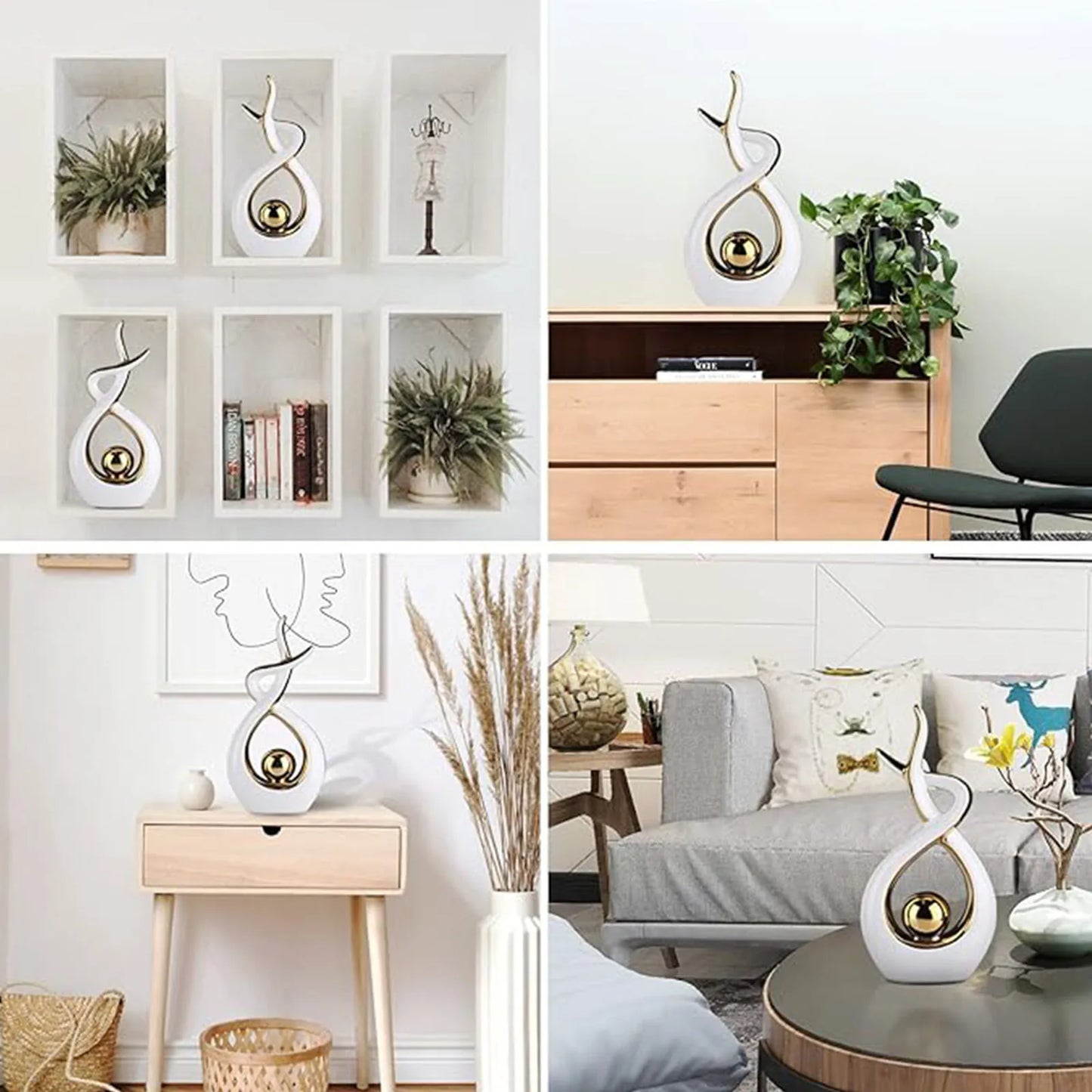 Modern Abstract Art Ceramic Statue – The Perfect Home Accessory for Dining, Office & Living Spaces | Up to 70% OFF + Free Shipping Worldwide!