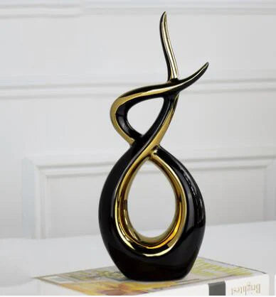 Modern European Ceramic Lover Figurines β Elegant Home Accessories for Artful Living
