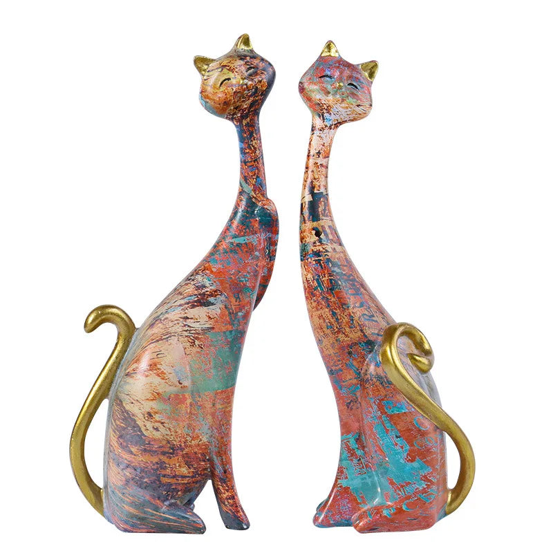 Nordic Graffiti Cat Sculpture – Unique Home Accessories for Modern Interior Design Accents | Free Shipping Worldwide!