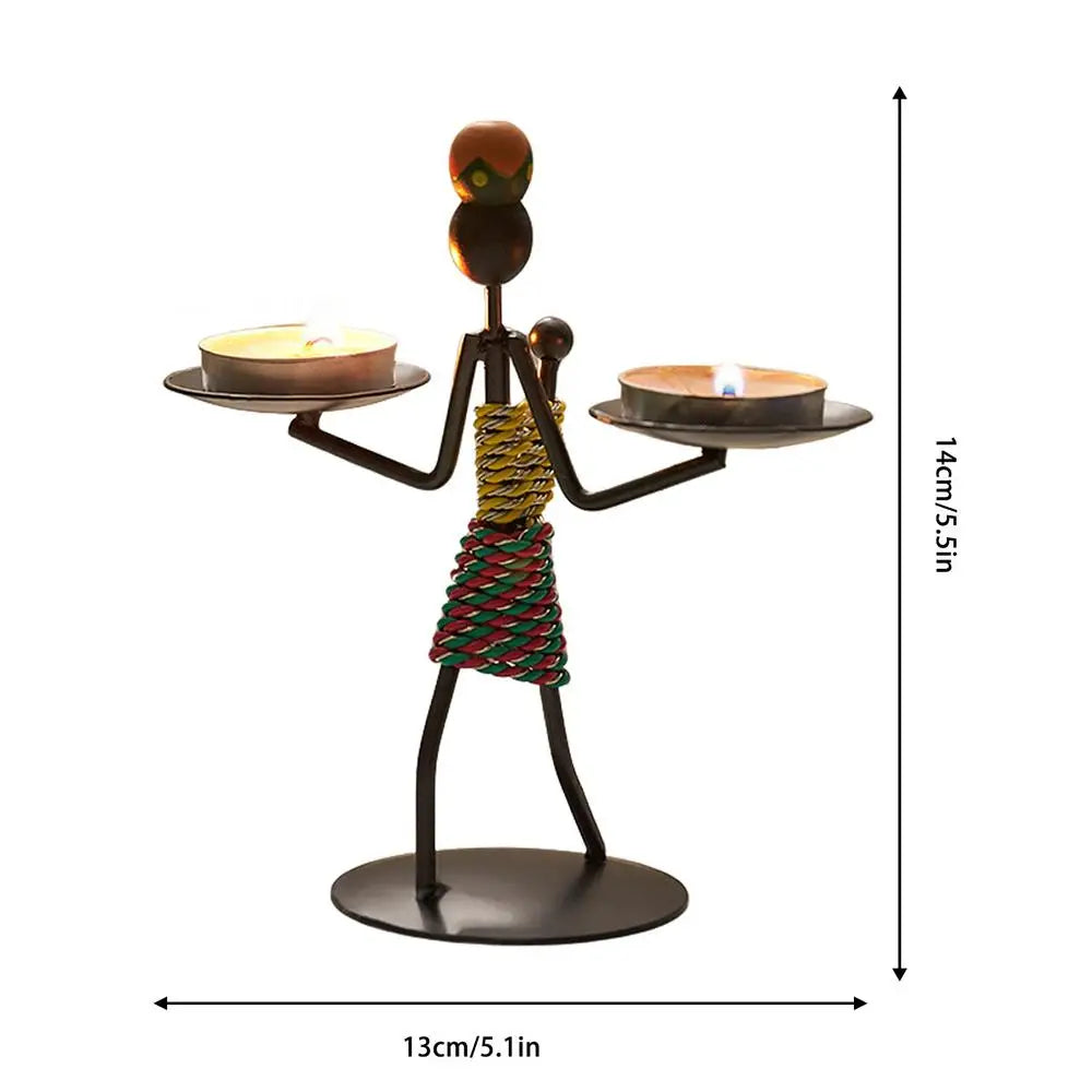 Transform Your Home with Unique Creative Iron Candle Holder - Perfect Home Decor for Sale | Free Shipping Worldwide!