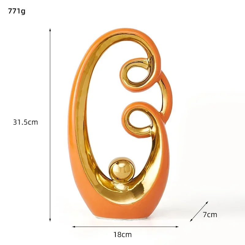 Modern Abstract Ceramic Sculpture – Luxury Nordic Home Decor Ornaments | Perfect Home Accessories for Sale | Up to 70% OFF + Free Shipping Worldwide!
