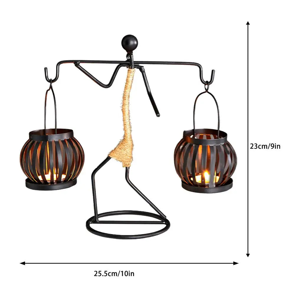 Transform Your Home with Unique Creative Iron Candle Holder - Perfect Home Decor for Sale | Free Shipping Worldwide!