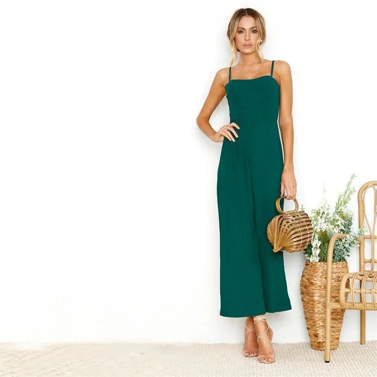 Spring Season Amazon EBay Fast Selling Wish City Casual Women's Clothing Jumpsuit Dress Urban Style Fashion For Women