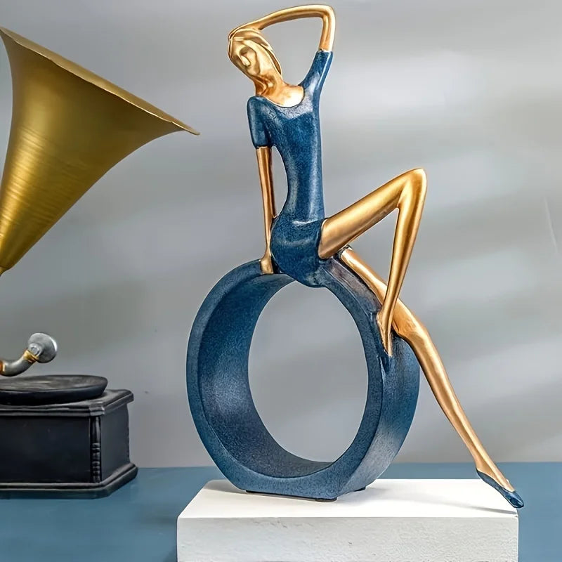 Best Home Accessories Sale β Modern Resin Yoga Reading Girl Sculpture for Elegant Home Decor β Home Art & Interior Design Accents