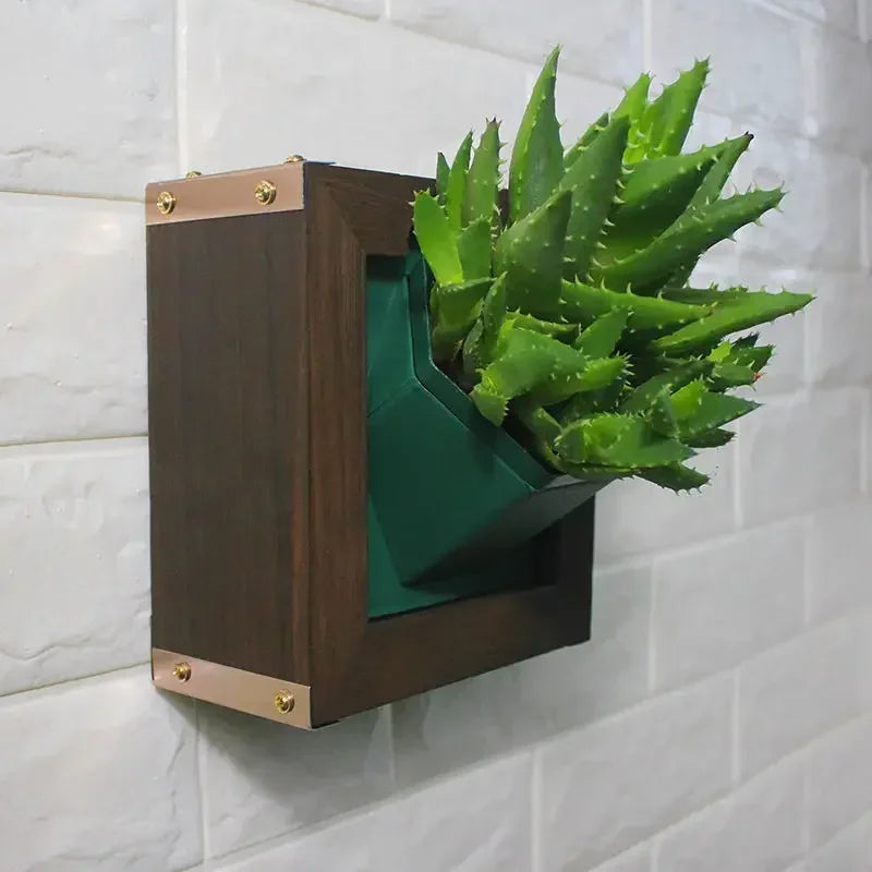 Wall Mounted Succulent Planter | Levitating Flower Pot | Space-Saving Balcony & Indoor Decoration