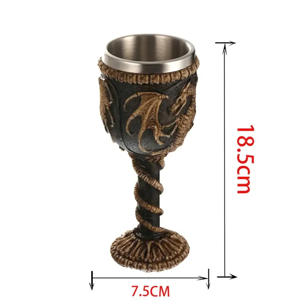 Viking Style Insulated Beer Mug – Unique Home Accessories for Hot and Cold Drinks