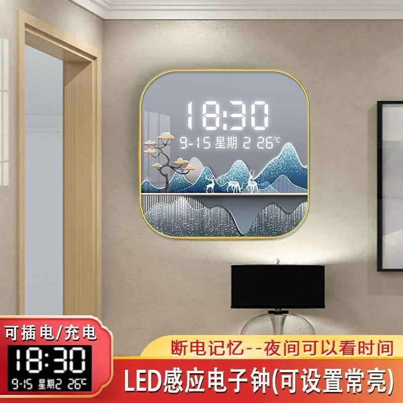 Stylish Digital Wall Clock β The Perfect Blend of Functionality & Elegance for Your Home