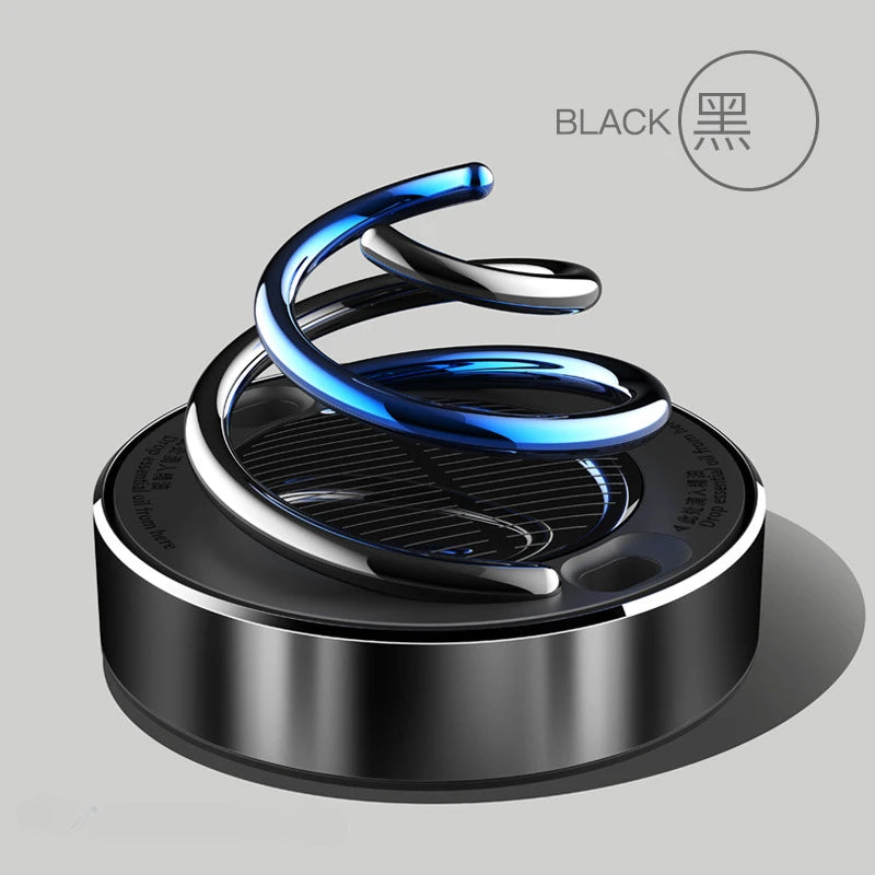 Car Air Freshener Creative Solar Rotation Perfume Diffuser โ Lasting Fragrance & Stylish Interior Design Accent | Home Accessories On Sale!