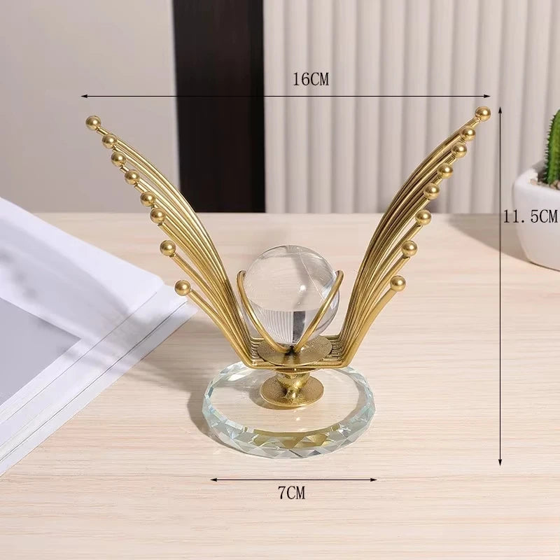 Transform Your Space with Luxury Crystal Ball Art - Modern Aesthetic Home Accessories