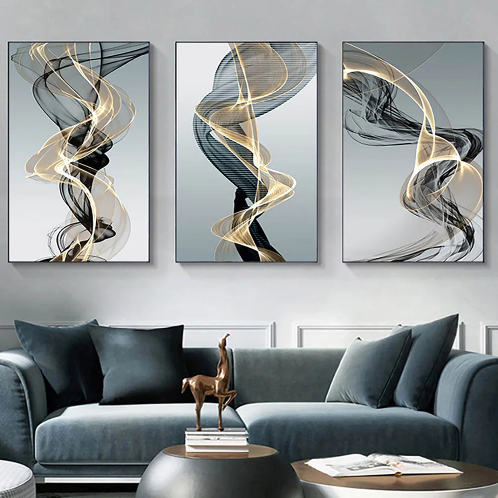 Abstract Black Yellow Diamond Painting β Elegant Home Accessories for Modern Interior Design Accents | Free Worldwide Shipping!