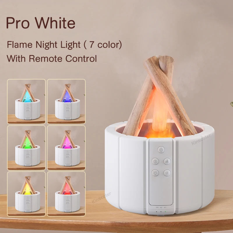 Transform Your Space with the Kinscoter Simulated Flame Aroma Diffuser: A Home Accessories Essential