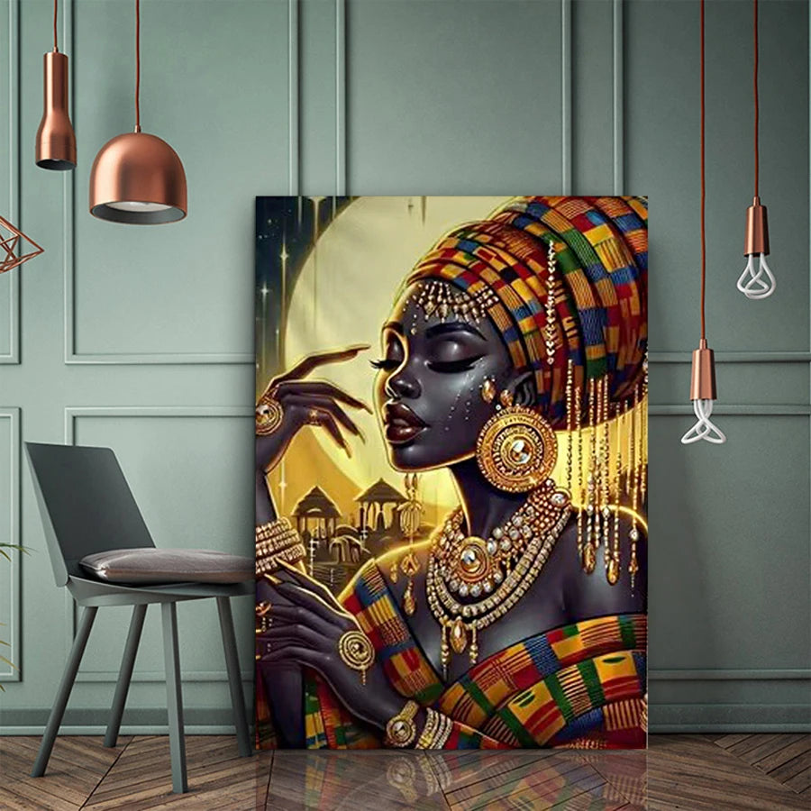 Home Decor Sale: DIY Diamond Painting Kit | Graffiti Woman Art for Interior Design Accents and Home Accessories