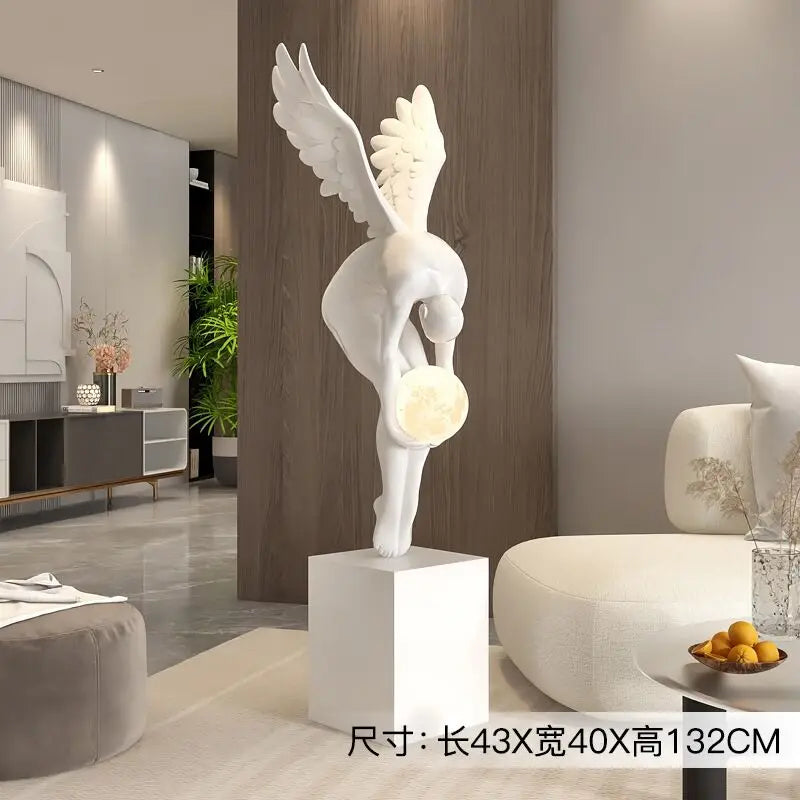 Elevate Your Space with the Abstract Angel Statue β A Modern Masterpiece for Timeless Elegance