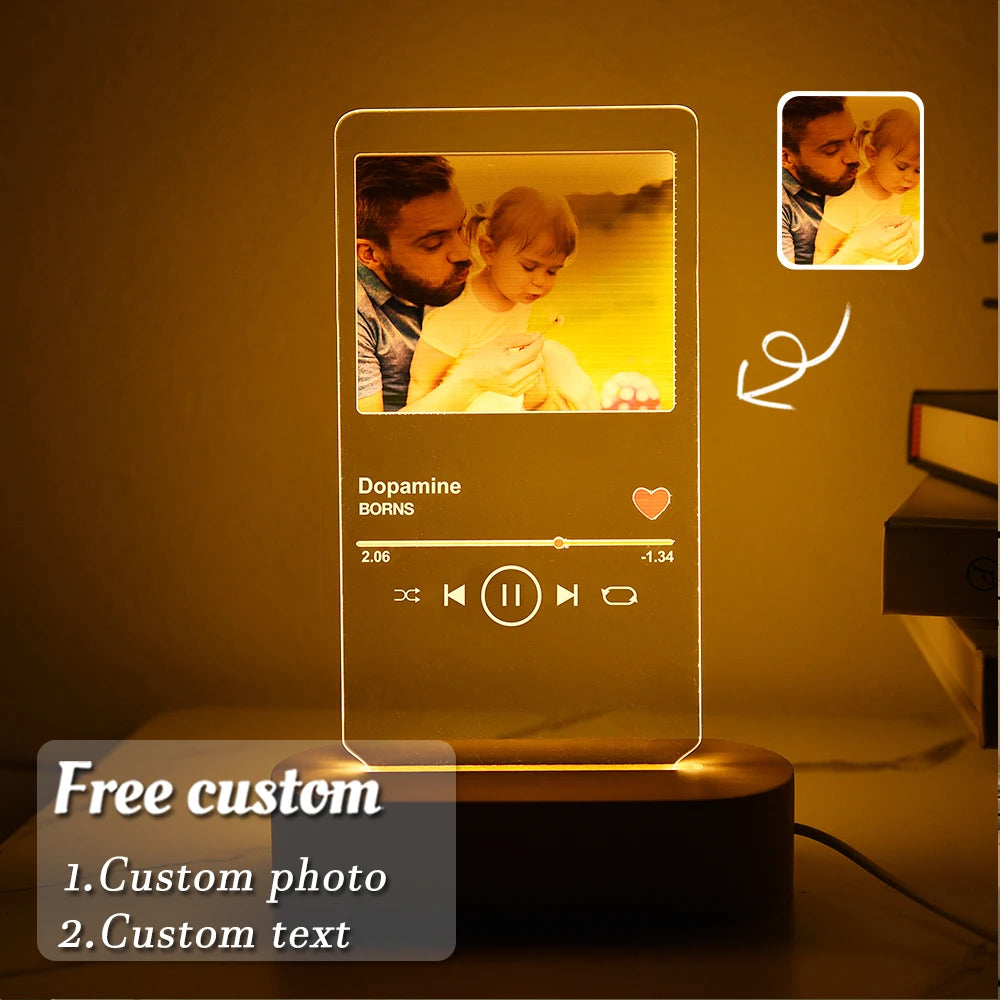 Custom 3D Photo Lamp: A Personalized Home Accessory for Unique Gifts and Interior Design Accents