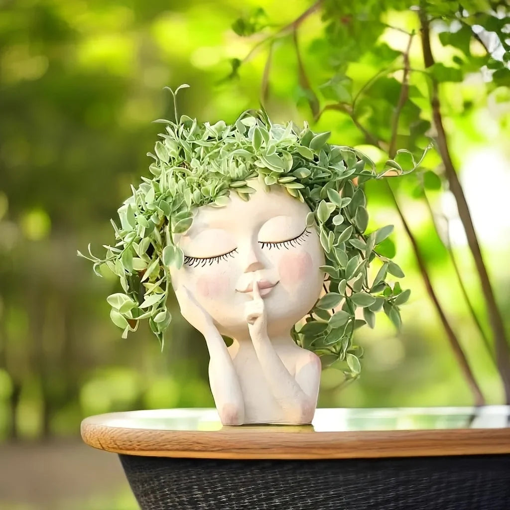 Creative Girl Face Vase | Modern Home Accessories | Home Decor Sale โ Free Shipping Worldwide