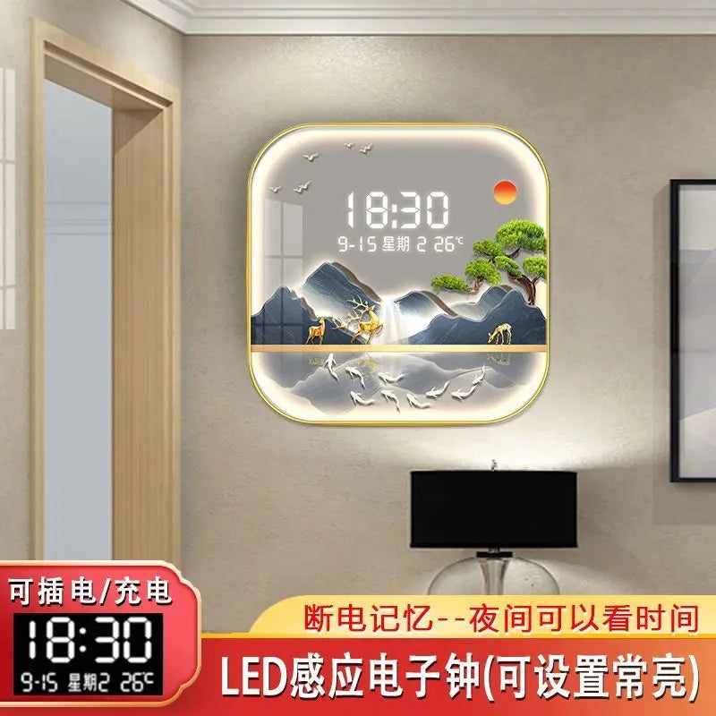 Stylish Digital Wall Clock β The Perfect Blend of Functionality & Elegance for Your Home