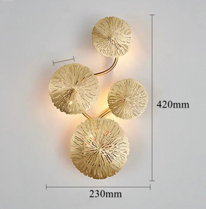 Modern Lotus Leaf Wall Lamp | Luxury Home Accessories | Home Decor Sale β Free Shipping Worldwide