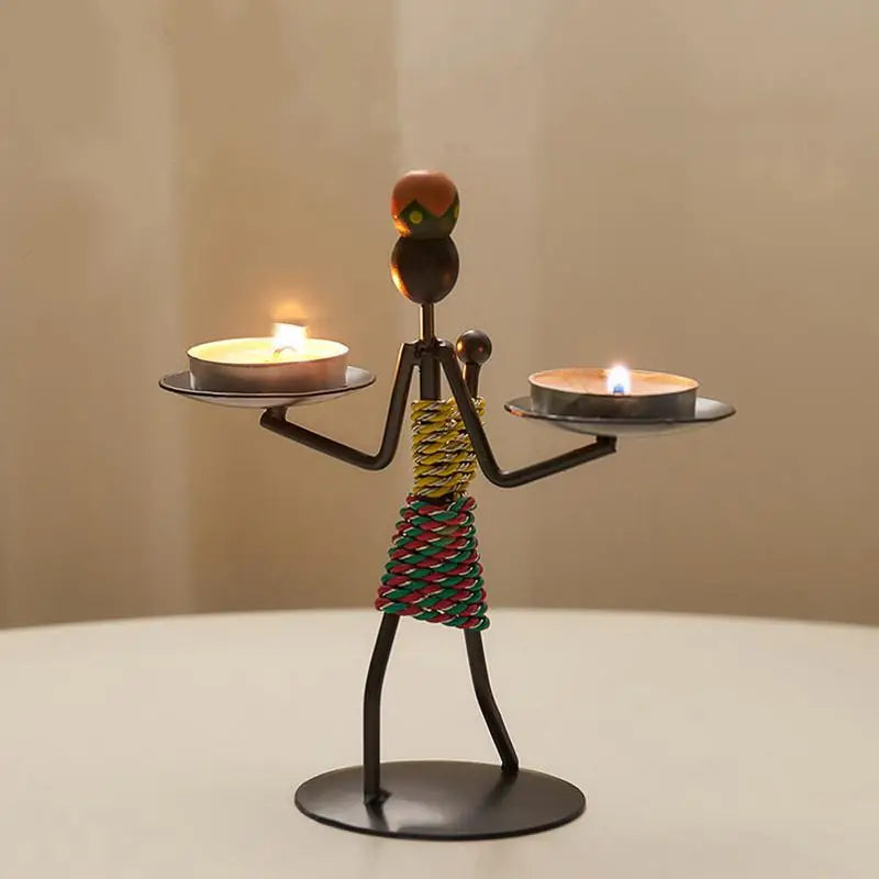 Transform Your Home with Unique Creative Iron Candle Holder - Perfect Home Decor for Sale | Free Shipping Worldwide!