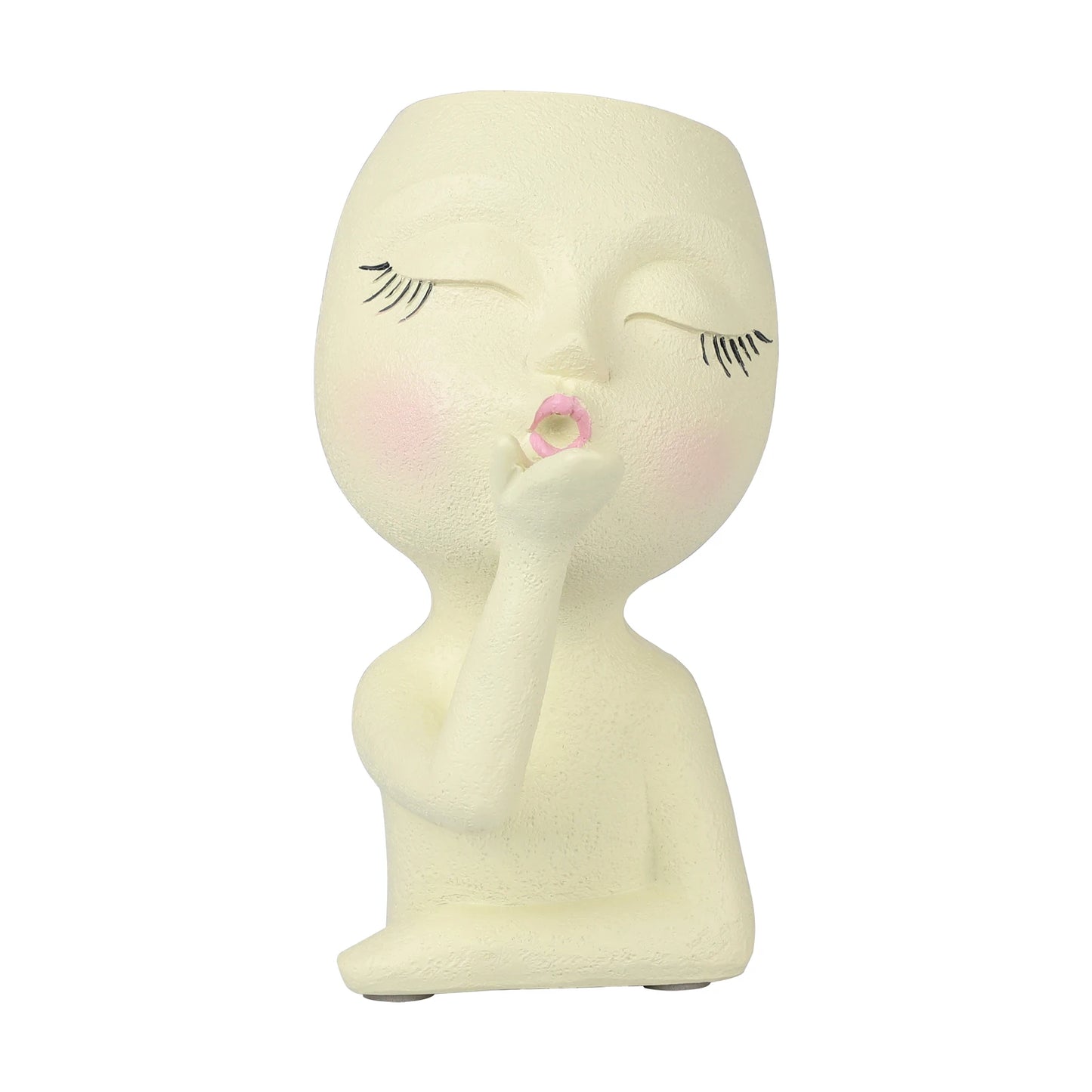 Girls Face Head Flower Planter β Unique Home Accessories for Elegant Interior Design Accents | Free Shipping Worldwide!