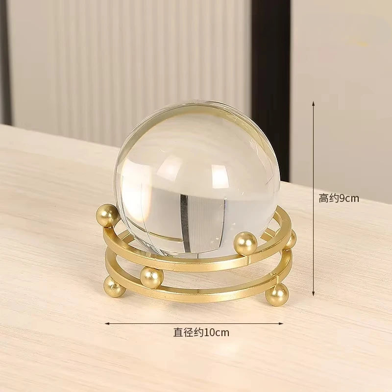 Transform Your Space with Luxury Crystal Ball Art - Modern Aesthetic Home Accessories