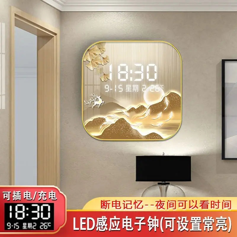 Stylish Digital Wall Clock β The Perfect Blend of Functionality & Elegance for Your Home