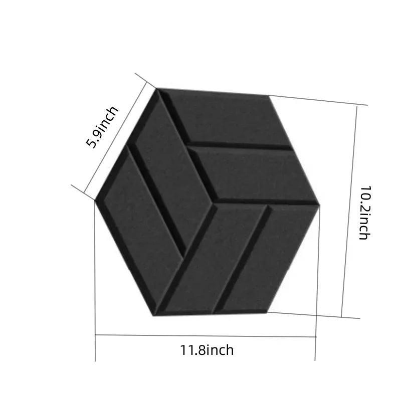 Self-Adhesive Decorative Acoustic Wall Panels – Stylish Noise Control for Home & Studio