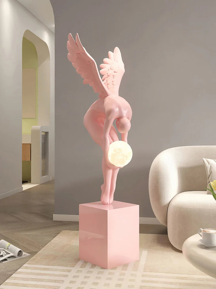 Elevate Your Space with the Abstract Angel Statue β A Modern Masterpiece for Timeless Elegance