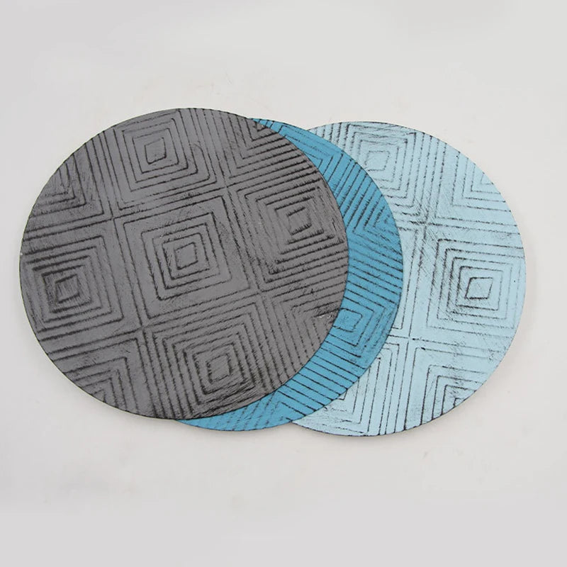 Mediterranean Style Multi-Panel Metal Wall Art – Elevate Your Home Decor with Irregular Disc Design