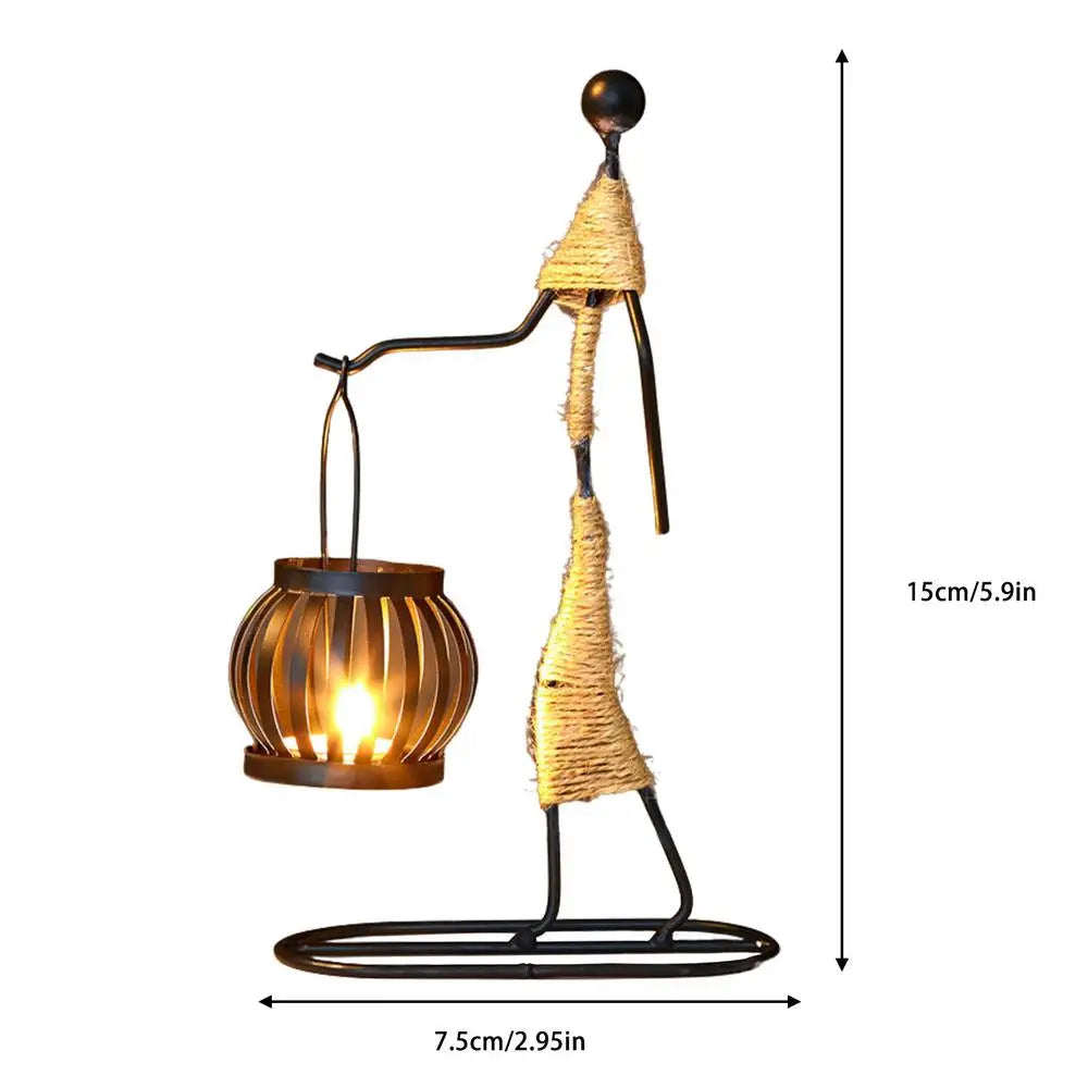 Transform Your Home with Unique Creative Iron Candle Holder - Perfect Home Decor for Sale | Free Shipping Worldwide!
