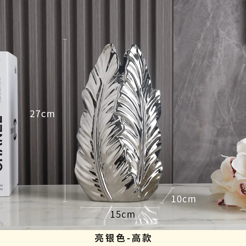 Nordic Light Luxury Gold Ceramic Vases for Elegant Home Decor | Up to 70% OFF + Free Shipping Worldwide!
