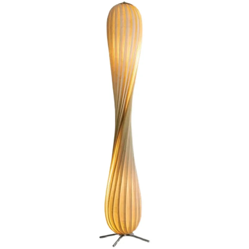 Illuminate Your Space with Elegance: 2023 Wabi Sabi Wooden Floor Lamp - Perfect Home Accessory!
