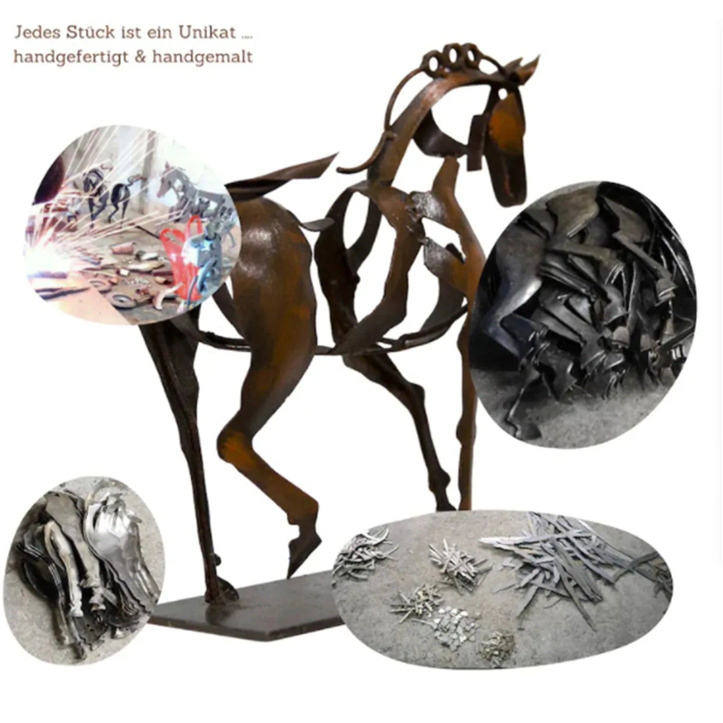 Best Home Accessories Sale β Modern Abstract Horse Sculpture with String Lights for Elegant Home Decor β Home Art & Interior Design Accents