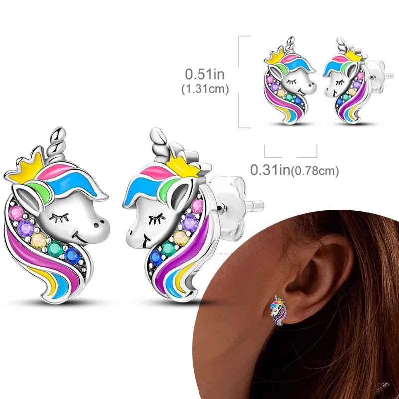 925 Sterling Silver Hoops Earrings Hypoallergenic Hoops Earrings With Zirconia Fashion High Quality Jewelry for Women Girls