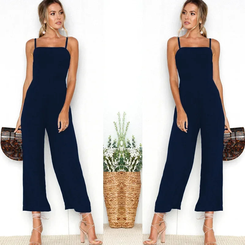 Spring Season Amazon EBay Fast Selling Wish City Casual Women's Clothing Jumpsuit Dress Urban Style Fashion For Women