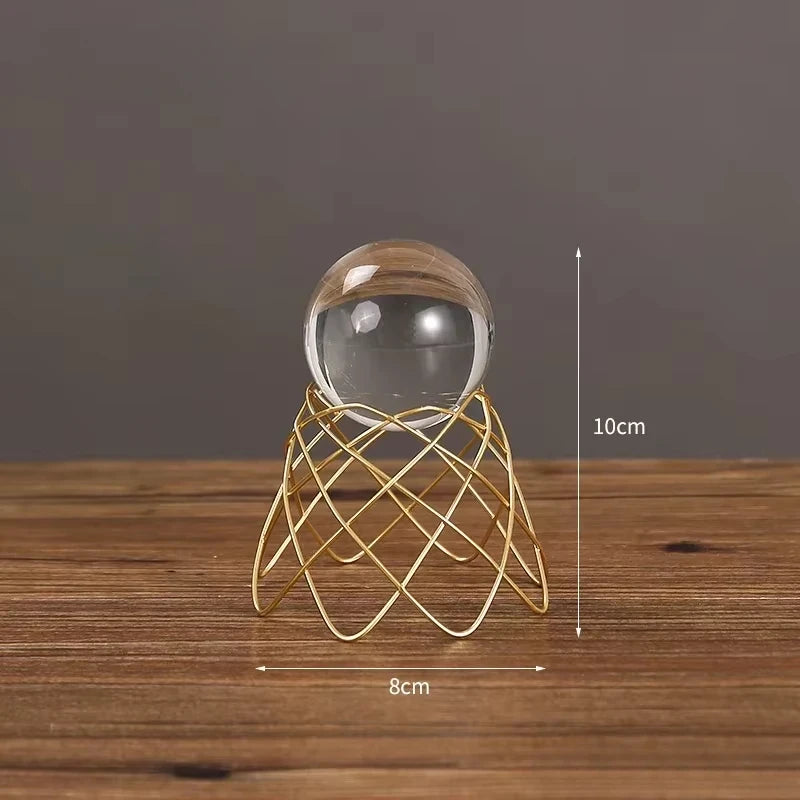 Transform Your Space with Luxury Crystal Ball Art - Modern Aesthetic Home Accessories