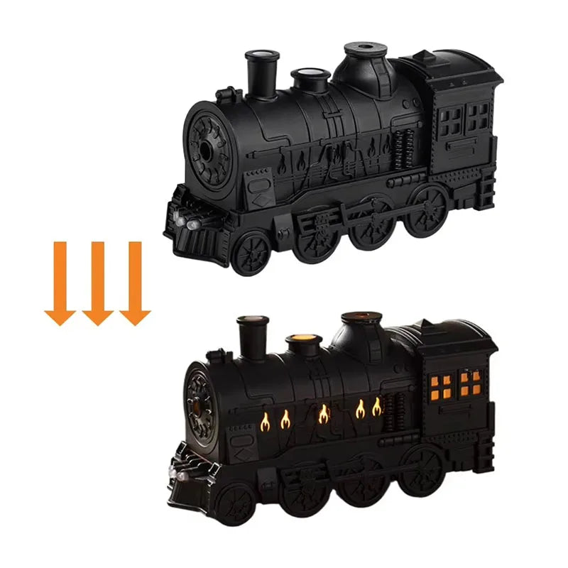Train Shape Mini Diffuser for Home Decor Sale Aromatherapy Cool Mist Humidifier Panel Art Interior Design Accent