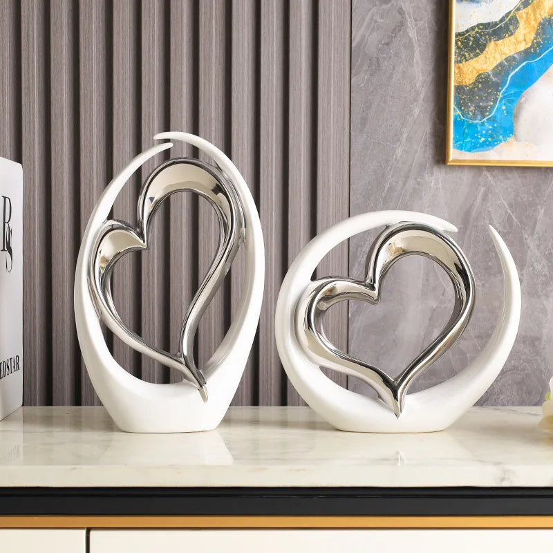 Modern Ceramic Love Decoration β Elegant Home Accessories for Stylish Living Spaces | Home Decor Sale