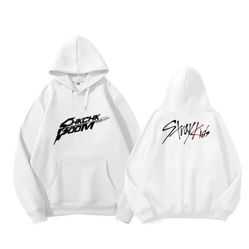 stray kids album returns to ATE text logo song wear men and women print comfortable hoodie hoodie explosion trend