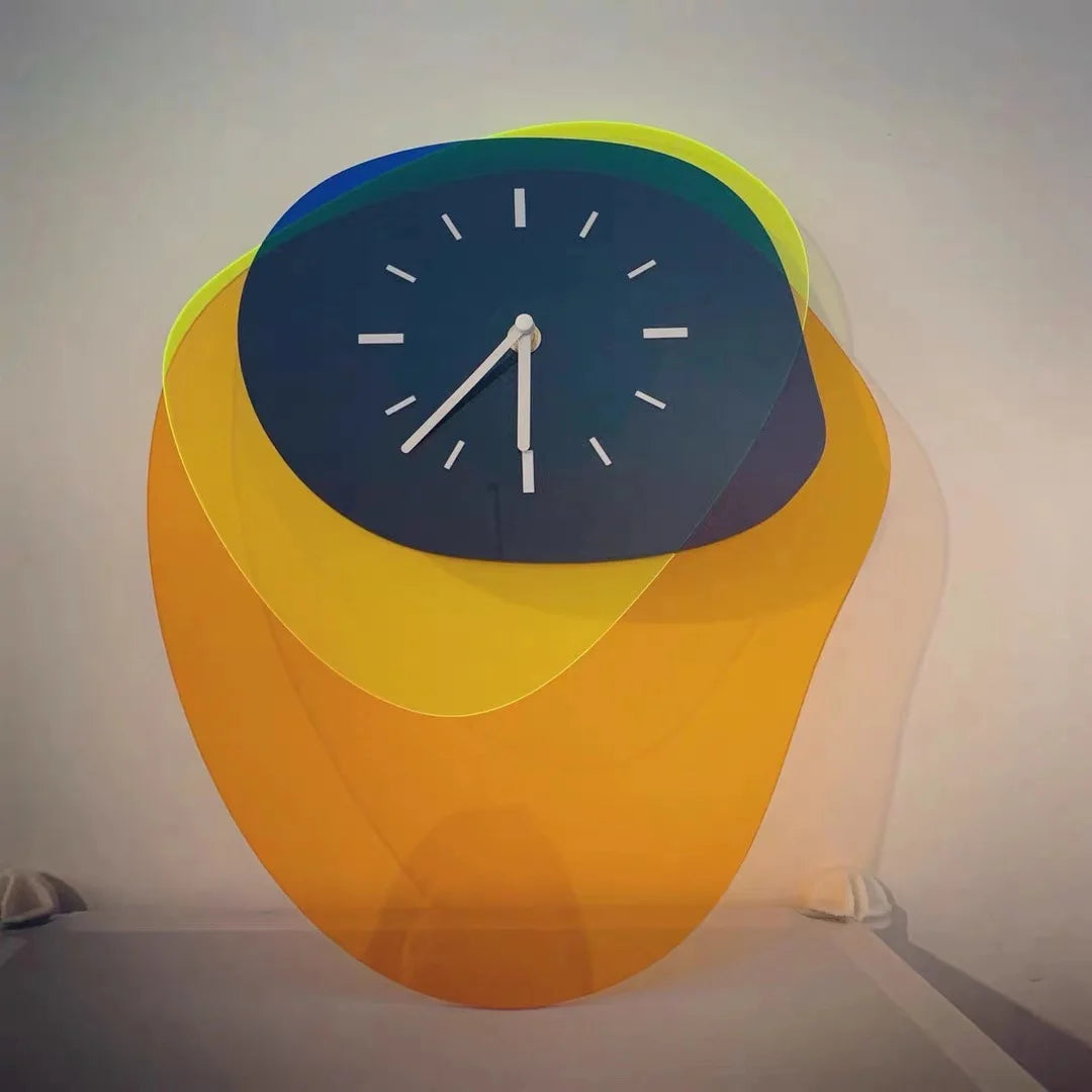 Irregular Nordic Wall Clock | Modern Acrylic Home Decor Accent